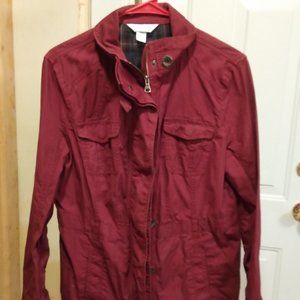 CHRISTOPHER & BANKS RED JACKET....EUC